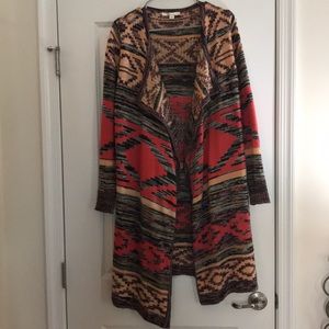 Francesca’s long sweater